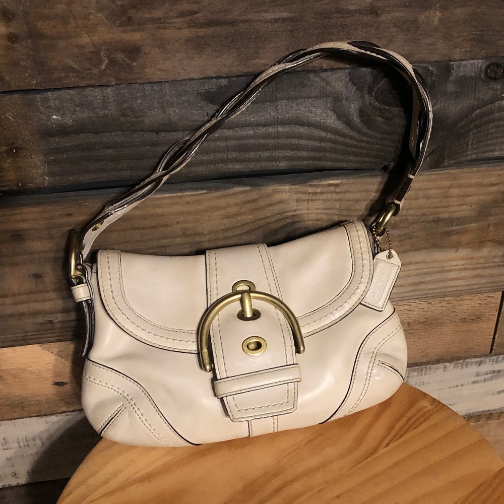 Coach handbag w/Braided strap